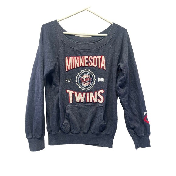 Y2K Minnesota Twins MLB Slouchy "Soft as a Grape" Sweatshirt Medium Women’s - Picture 1 of 4